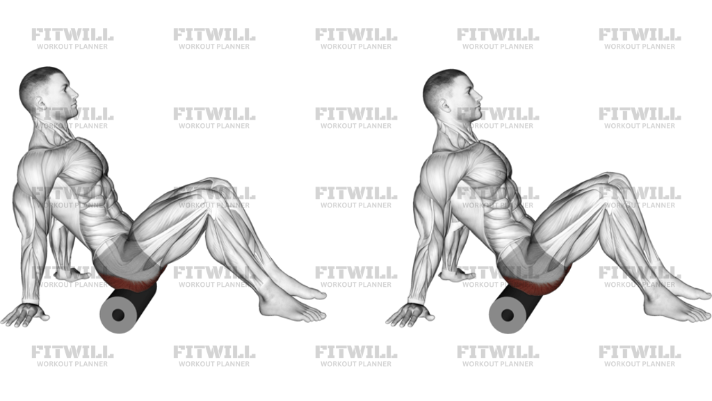 Roll Glutes Sitting On Floor