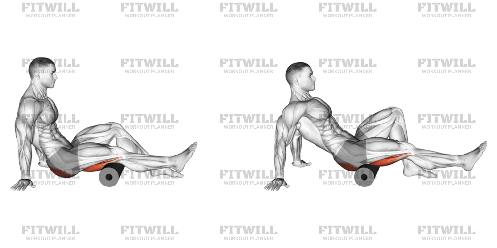 Roll Hamstrings And Glute Sitting On Floor: Exercise Guide, Video ...
