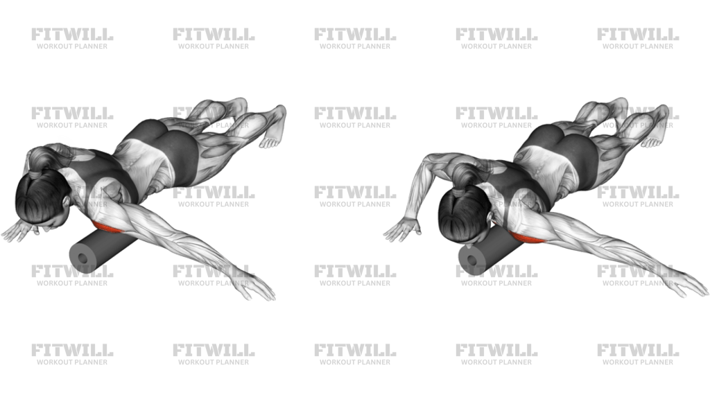 Roll Front Shoulder And Chest Lying On Floor