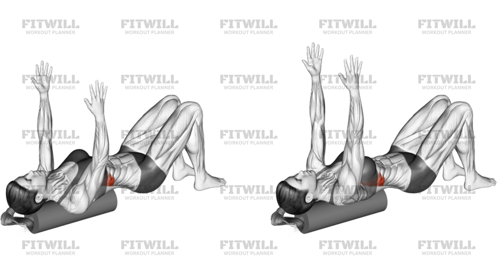 Roll Shoulder Blade Reach Lying On Floor
