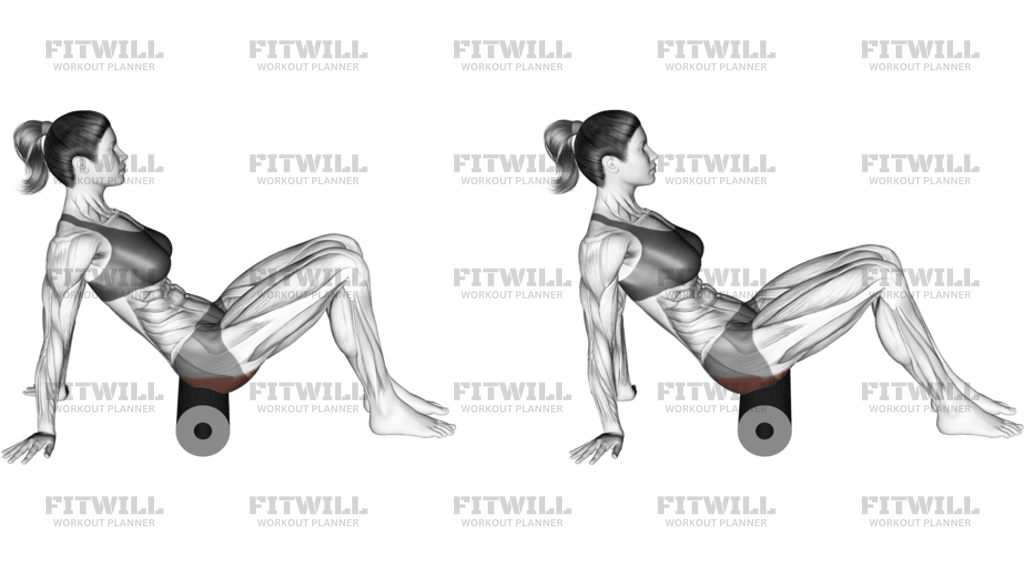 Roll Glutes Sitting On Floor
