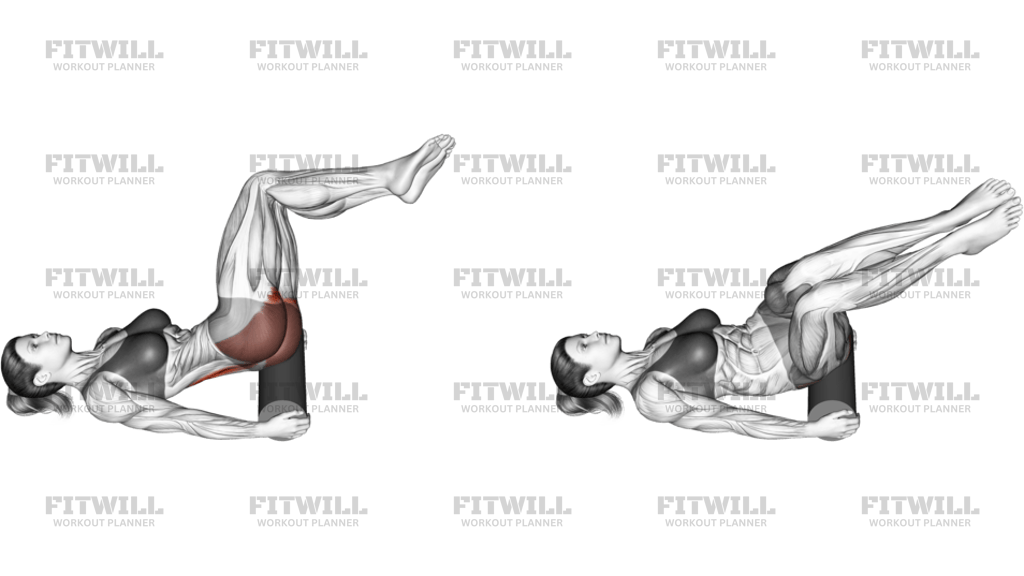 Roll Glute Twist Lying On Floor