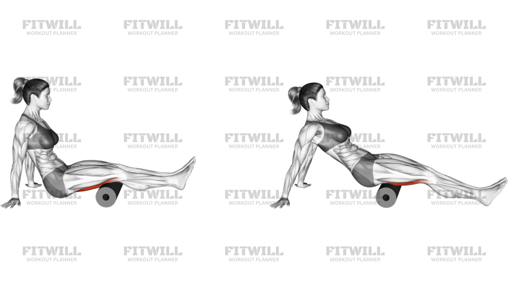 Roll Hamstrings Sitting On Floor