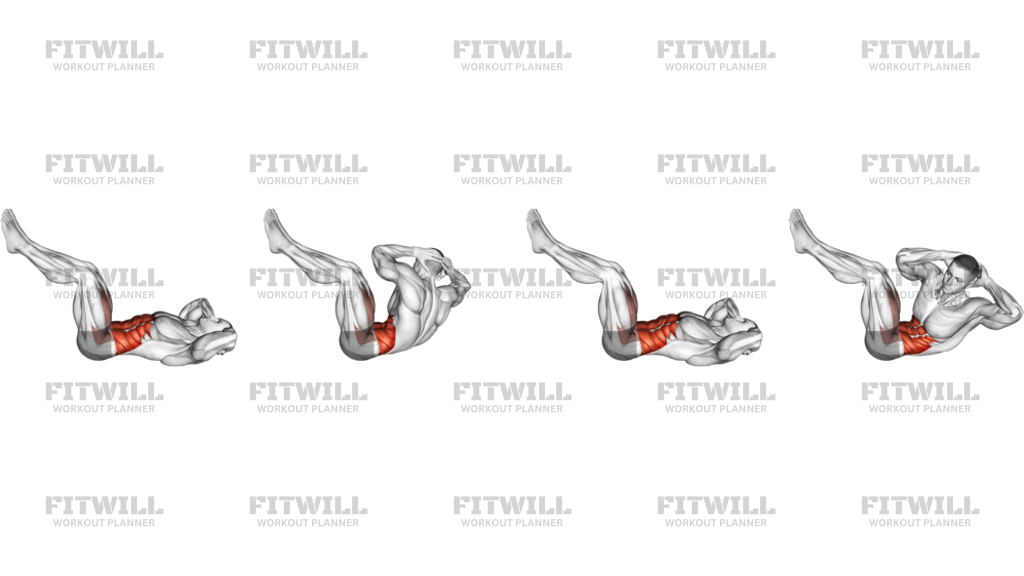 Twist Crunch Legs Up