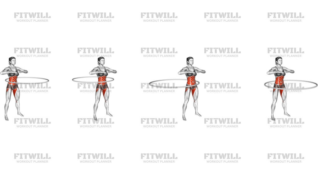 Hip Circle With Hula Hoop