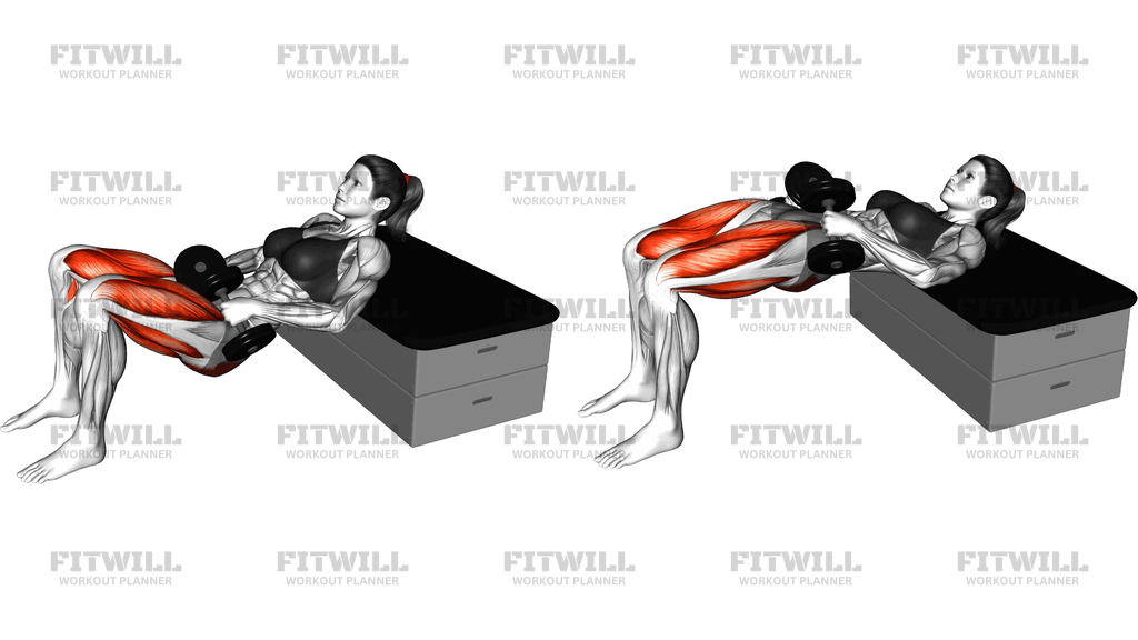 Dumbbell KAS Glute Bridge
