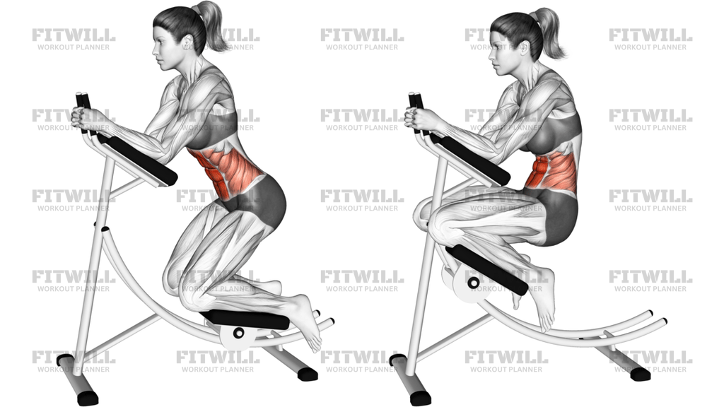Lever Ab Coaster Crunch