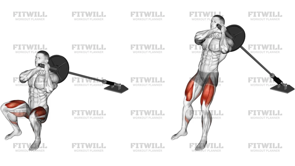 Landmine Hack Squat