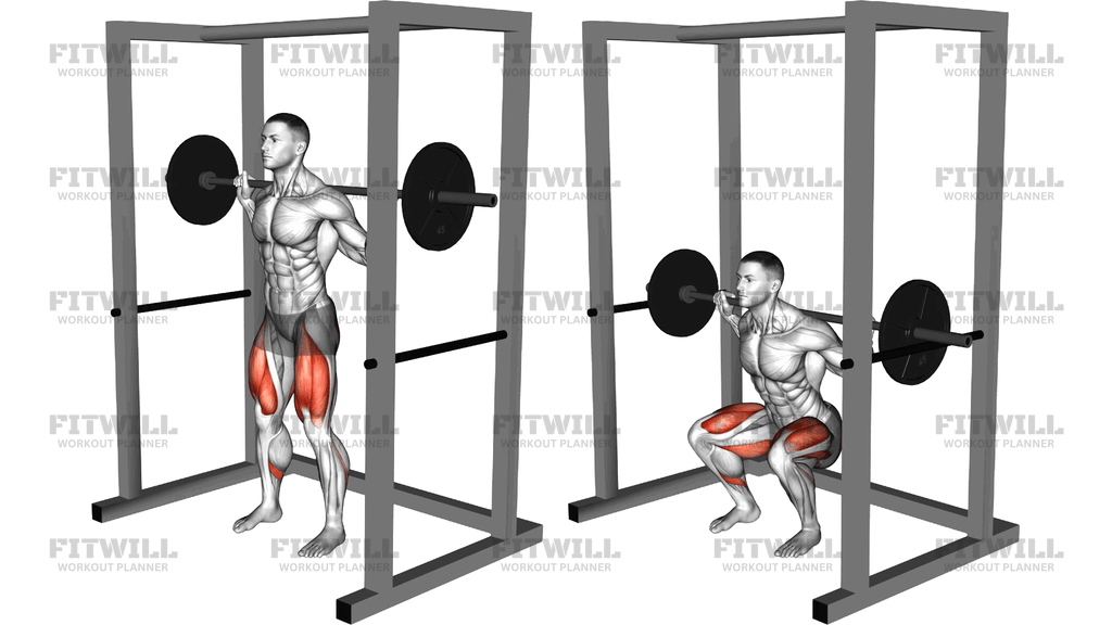 Barbell Pin Squat