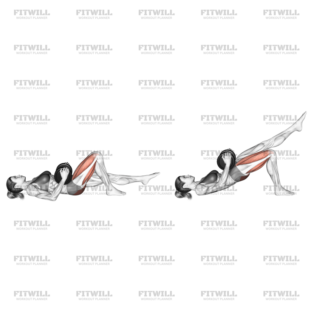 Dumbbell single leg glute bridge hotsell