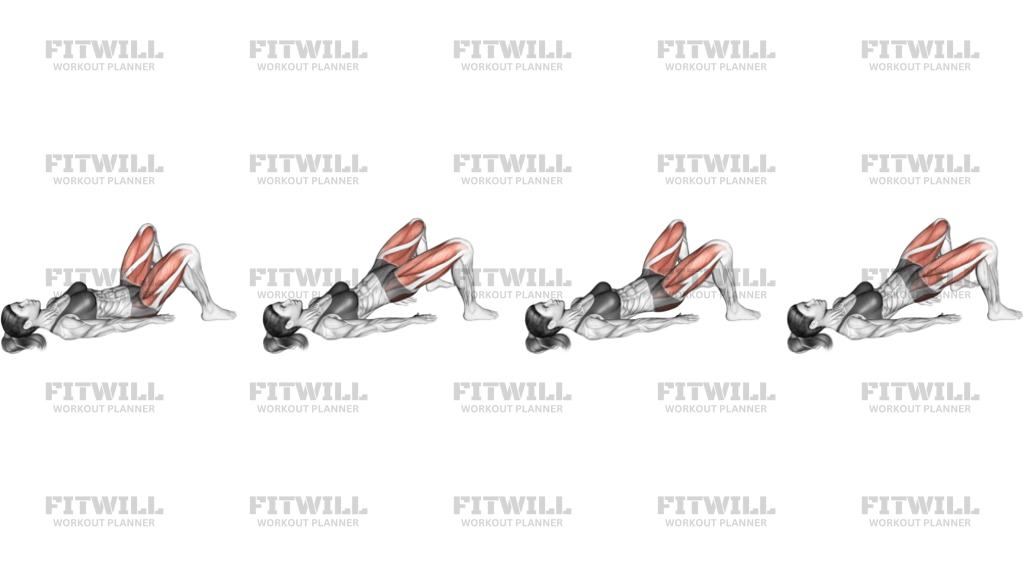 Wide Glute Pulse Bridge