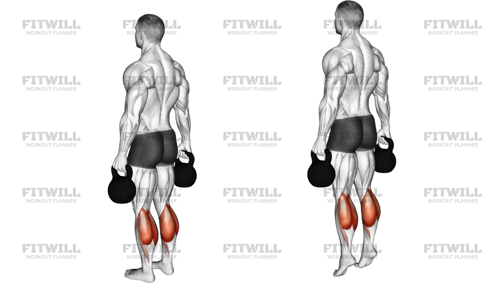 Kettlebell Standing Calf Raise
