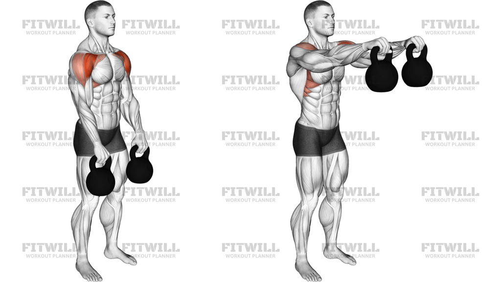 Kettlebell Front Raise