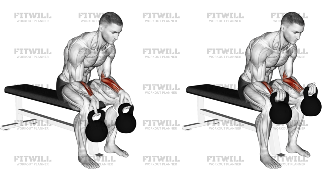 Kettlebell Wrist Curl