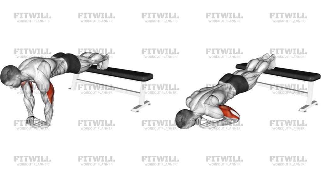 Decline Diamond Push-Up