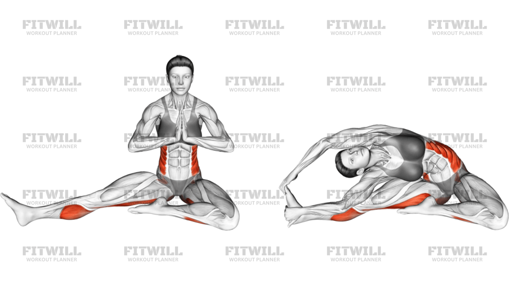Revolved Head To Knee Pose
