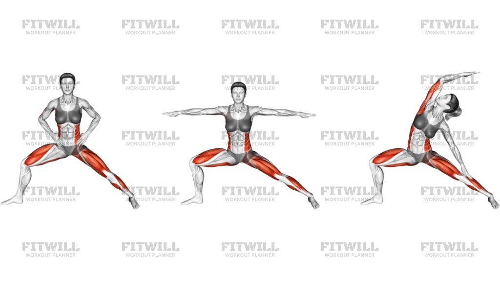 Reverse Warrior Pose