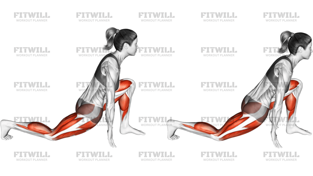 Low Lunge Left Side