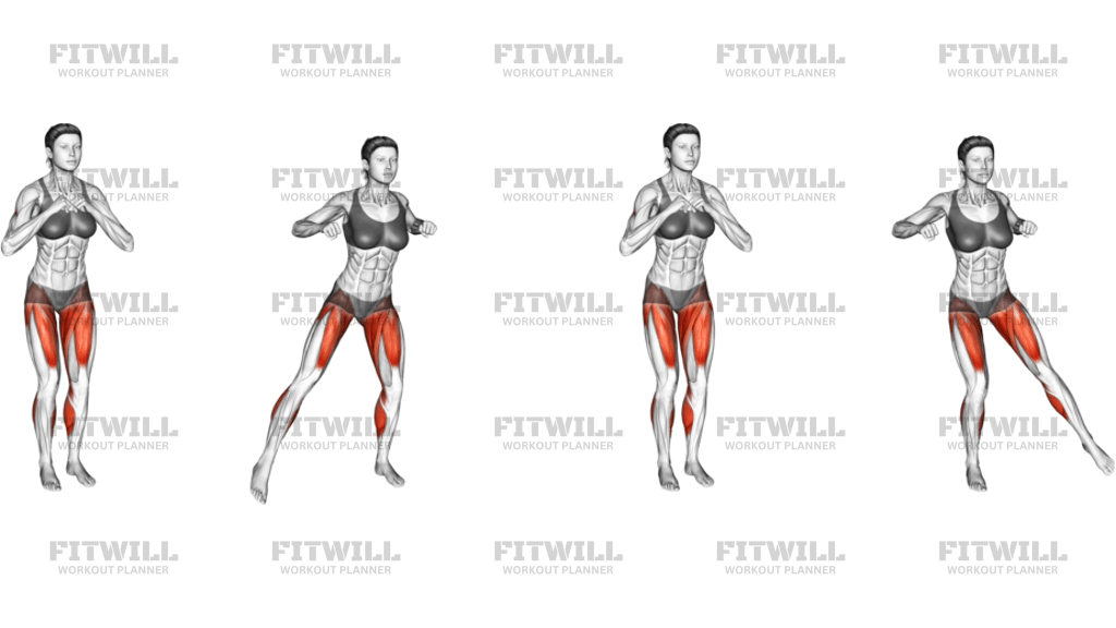 Side Step Rear Delt Row