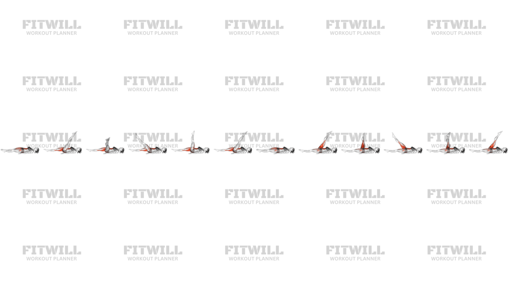 Lying Alternate Straight Leg Circle