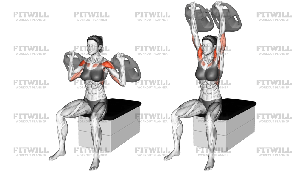 Bottle Weighted Shoulder Press