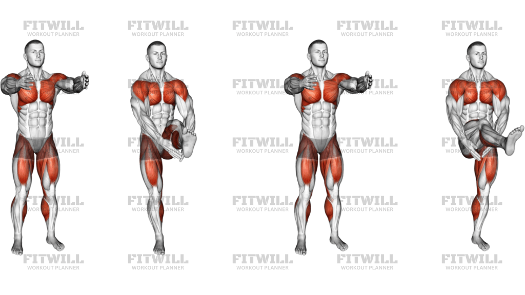 Front Leg Lift Under Knee Tap