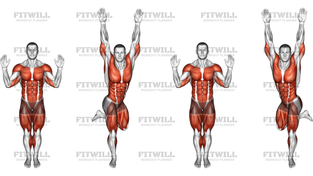 Back Kick Overhead Press
