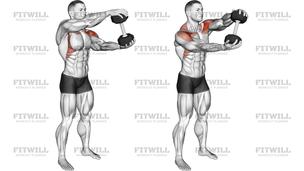 Όρθια Άσκηση Με Αλτήρες (Dumbbell Standing Driver)