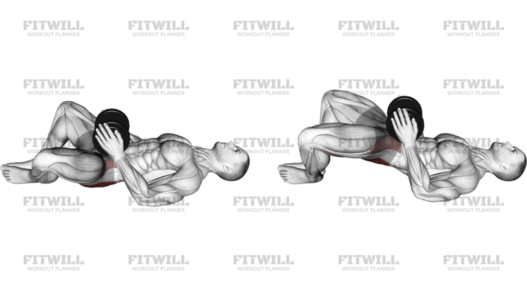 Dumbbell Frog Hip Thrust