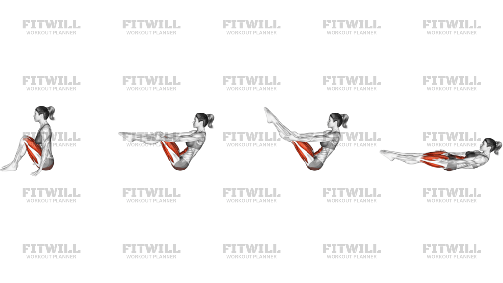 Half Boat Pose Ardha Navasana