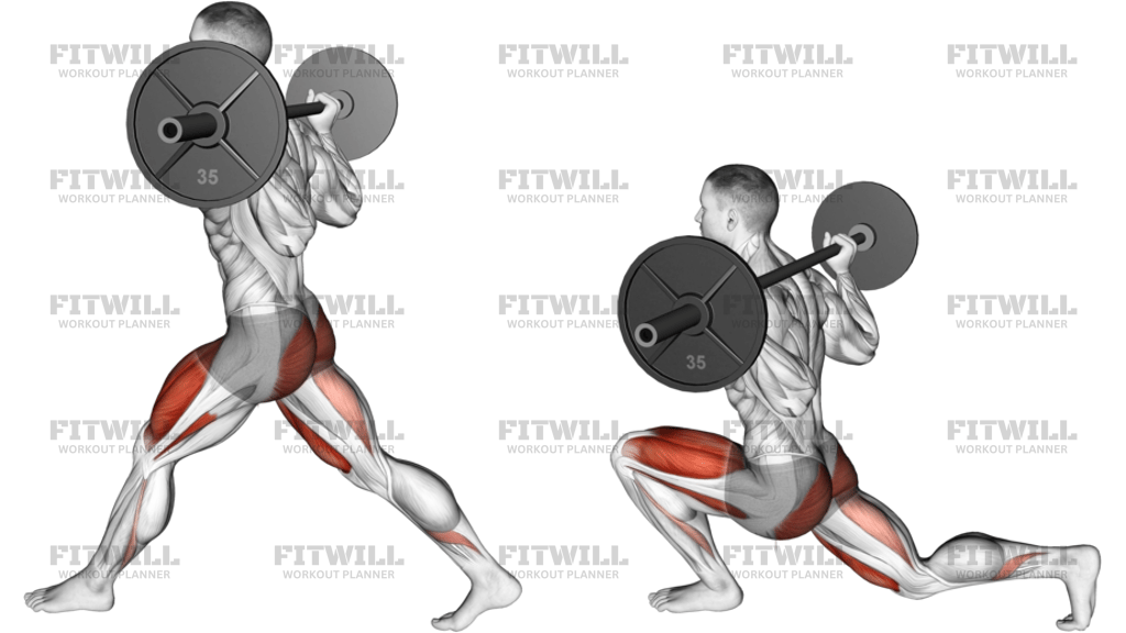Barbell Low Split Squat
