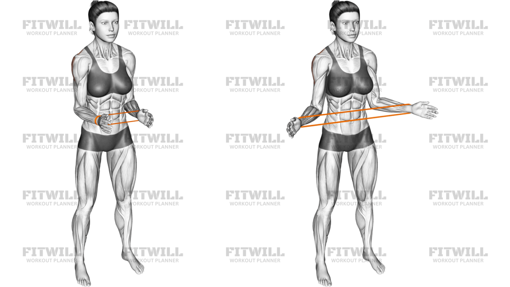 Resistance Band Standing External Rotation