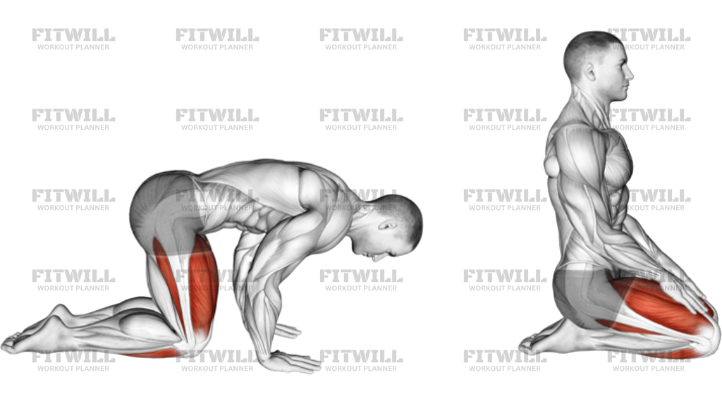 Yoga Vajrasana Thunderbolt Diamond Pose