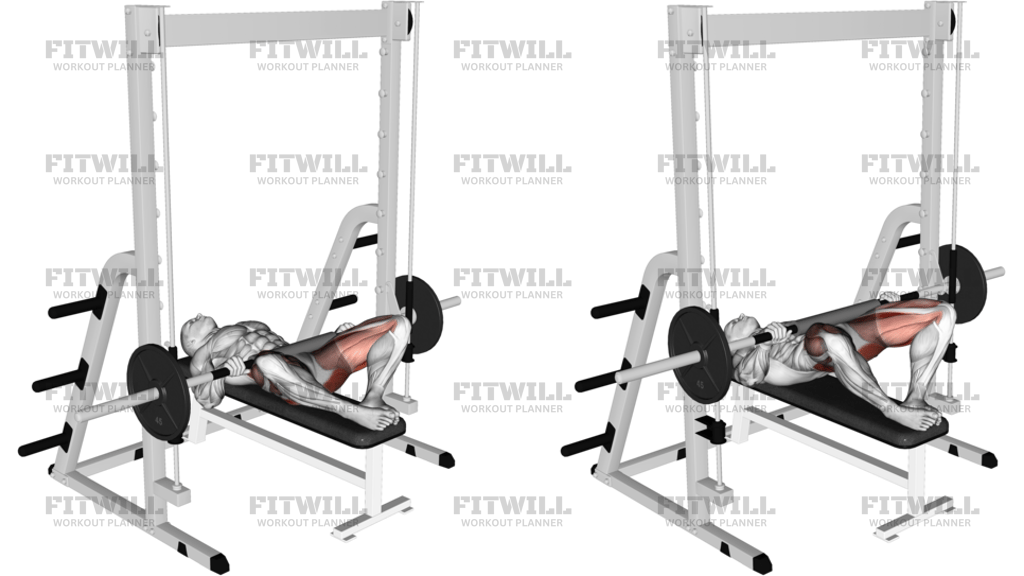 Smith Frog Hip Thrust