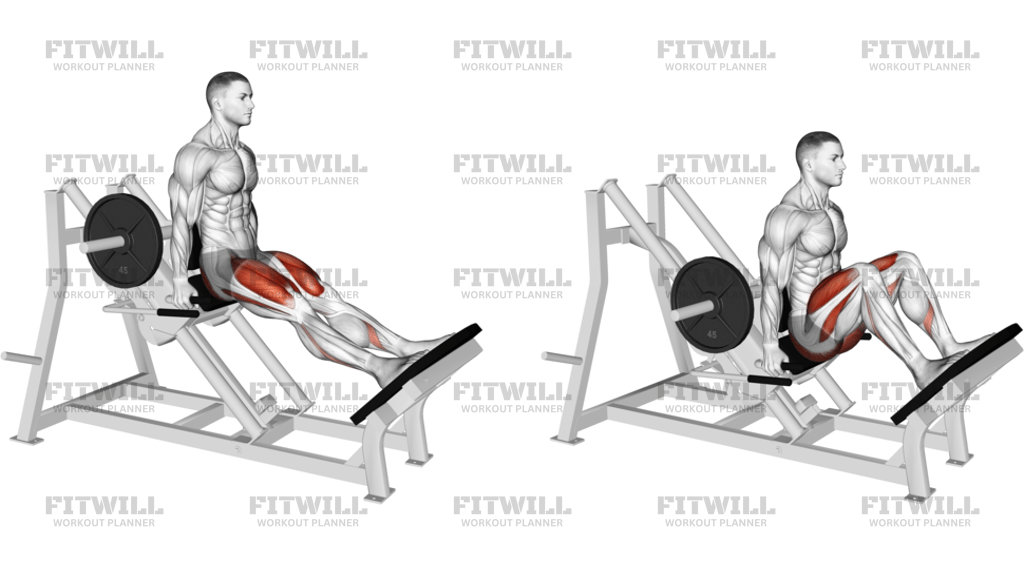 Lever Linear Hack Squat