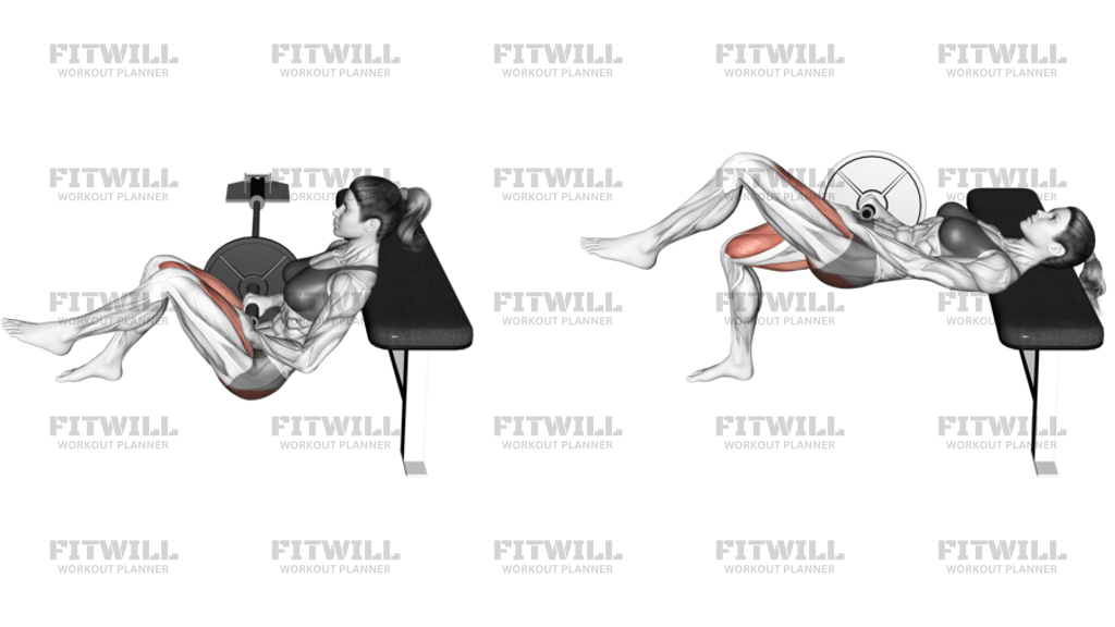 Landmine Single Leg Hip Thrust