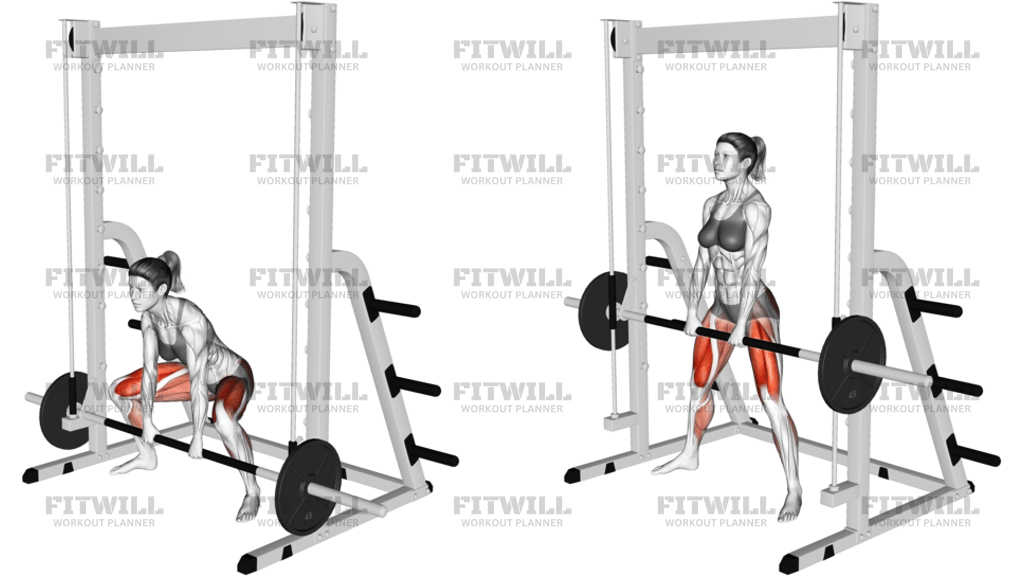 Smith Sumo Deadlift