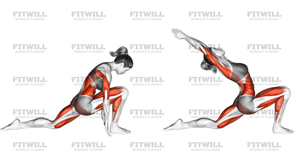 Low Lunge Yoga Pose Anjaneyasana I