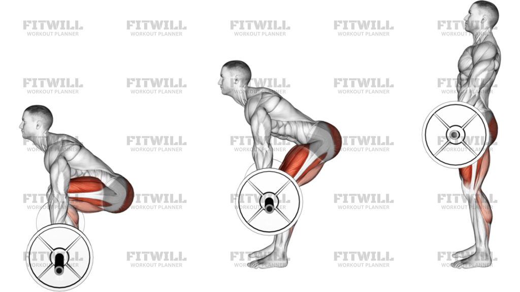 Barbell Deadlift Side POV