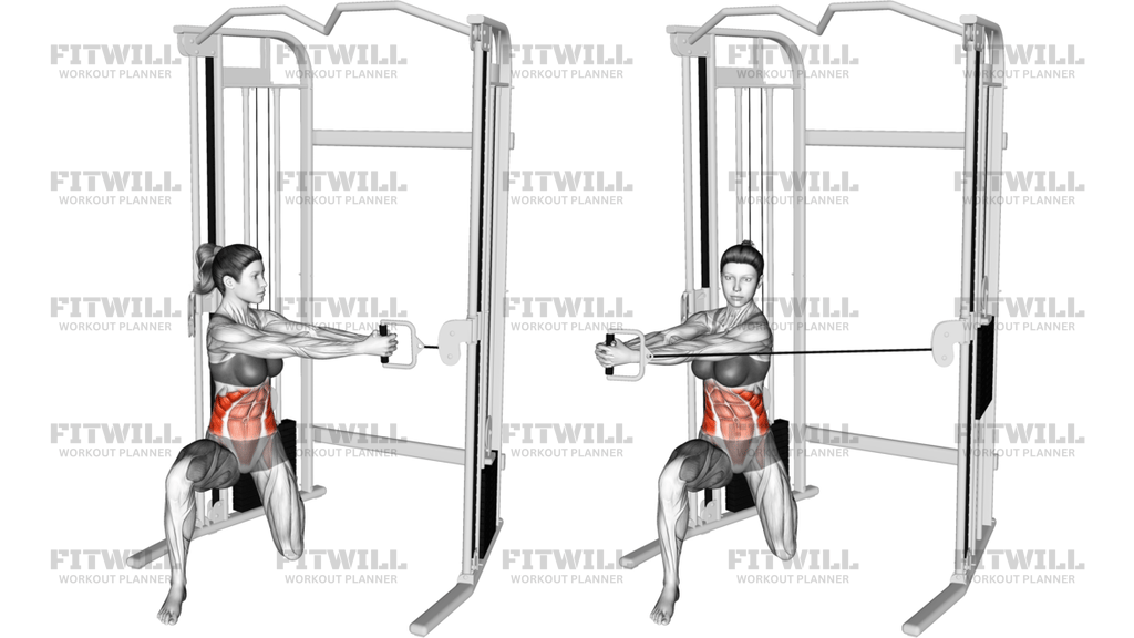 Cable Kneeling Twist