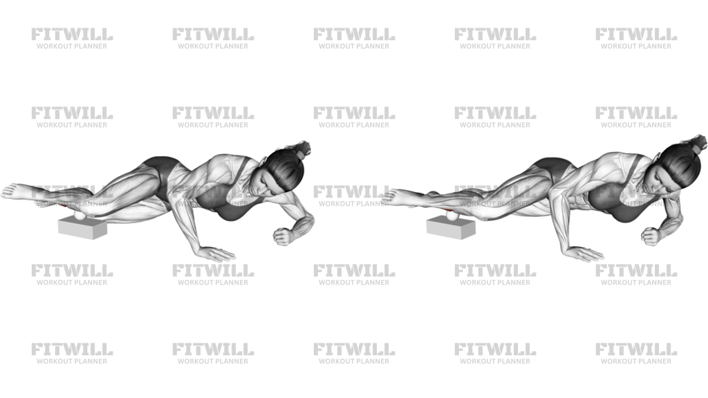 Roll Ball Posterior Tibialis Single Leg Side Lying On Floor