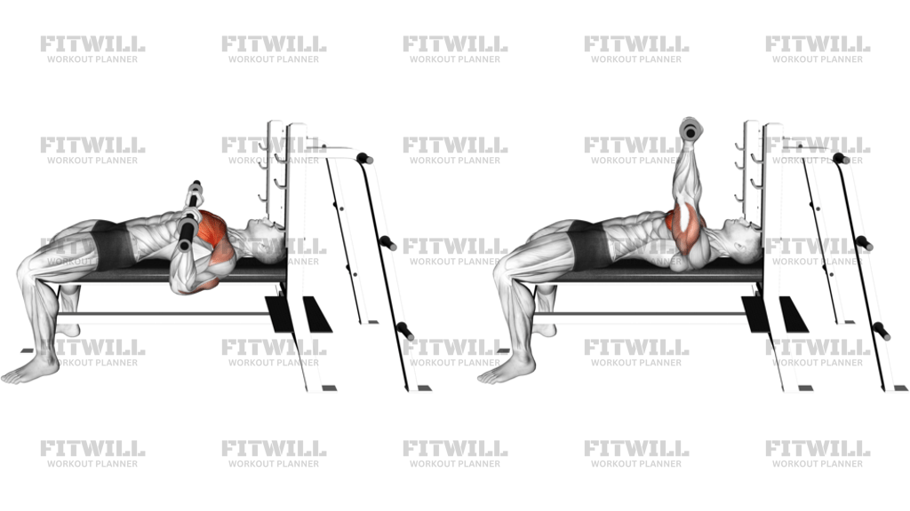Barbell Bench Press Side POV