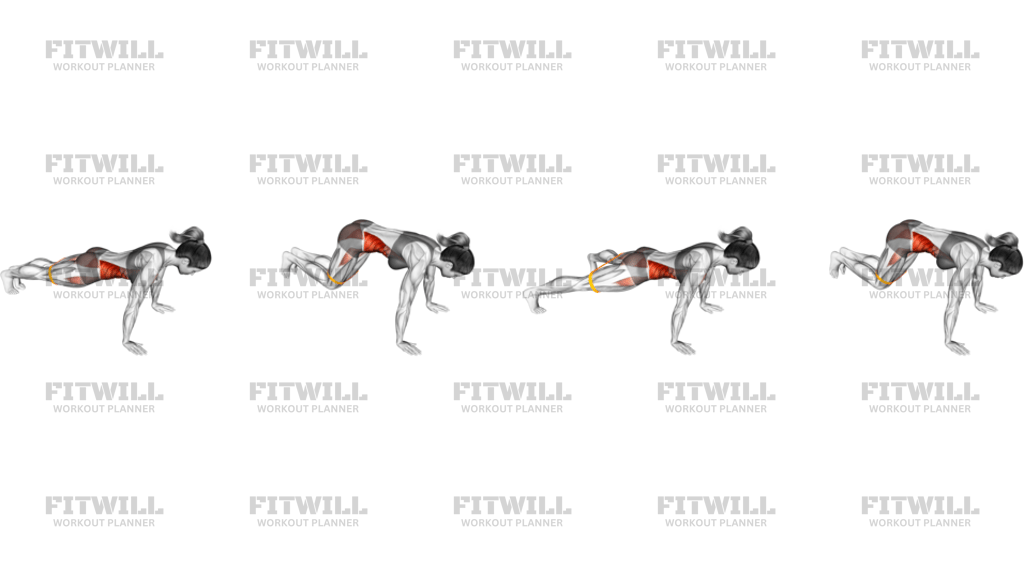 Resistance Band Plank Jack