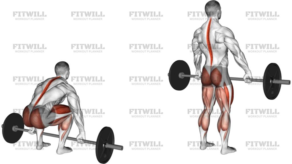 Barbell Hook-Grip Deadlift