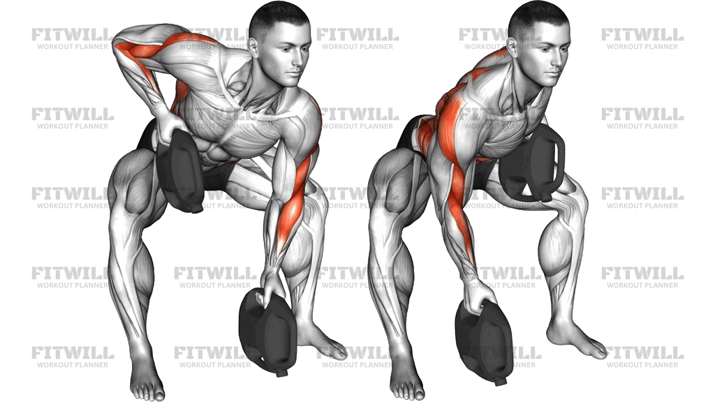 Bottle Weighted Gorilla Row