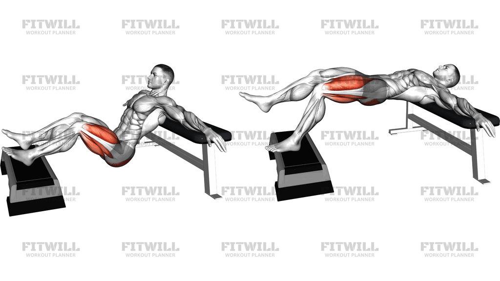 Elevated Single Leg Hip Thrust