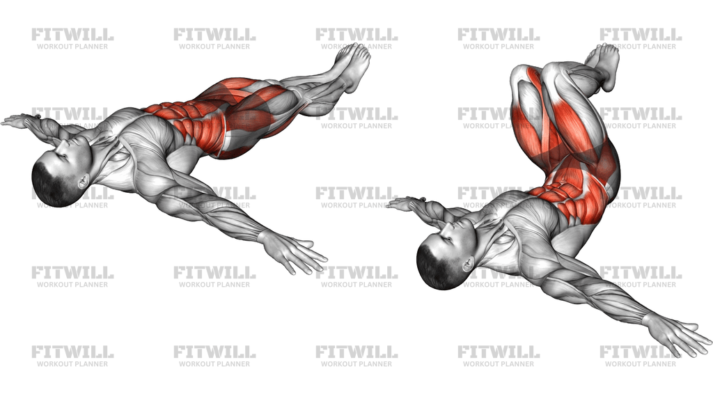 Lying Side Reverse Crunch