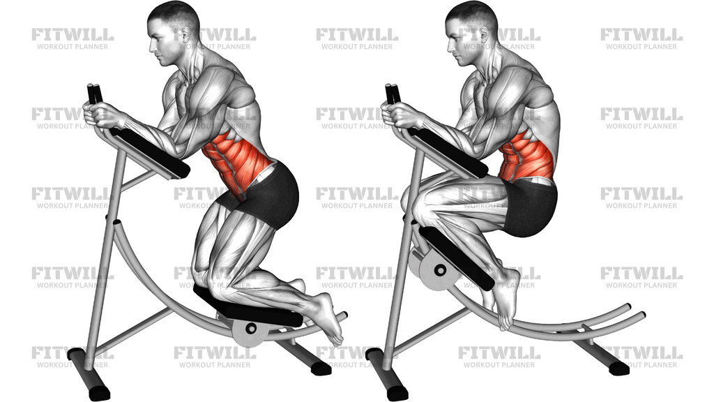 Lever Ab Coaster Crunch