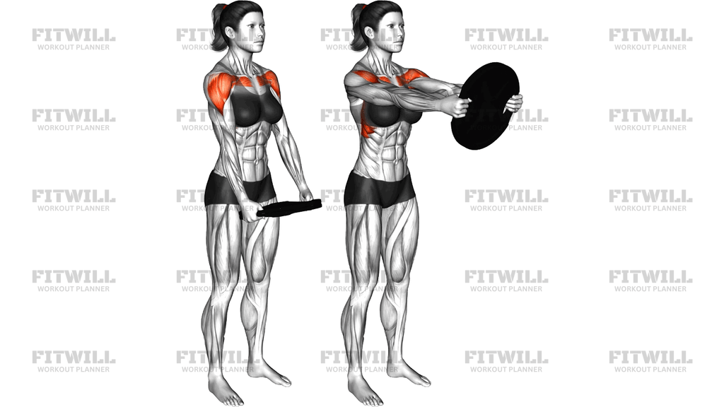 Weighted Front Raise
