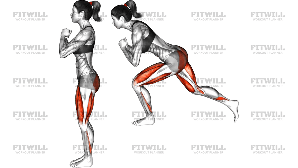 Rear Lunge Kickback
